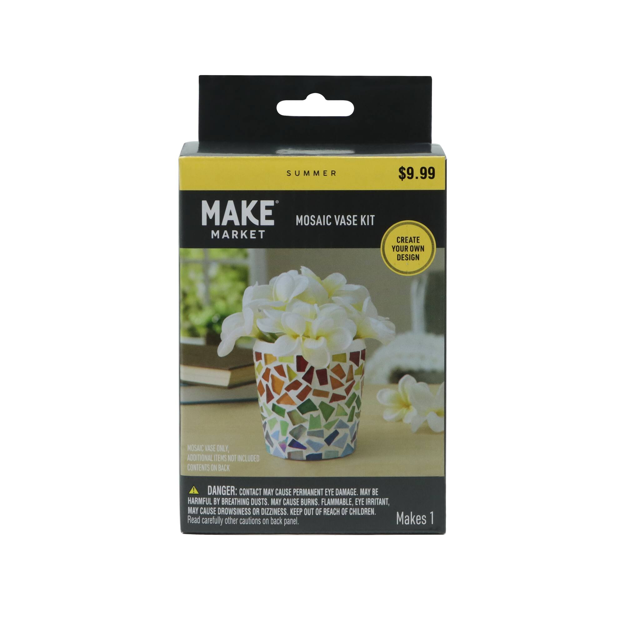 Rainbow Mosaic Vase Kit by Make Market®